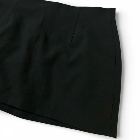Zara Woman’s Black Twill Mini skirt size XXL - Picture 6 of 8